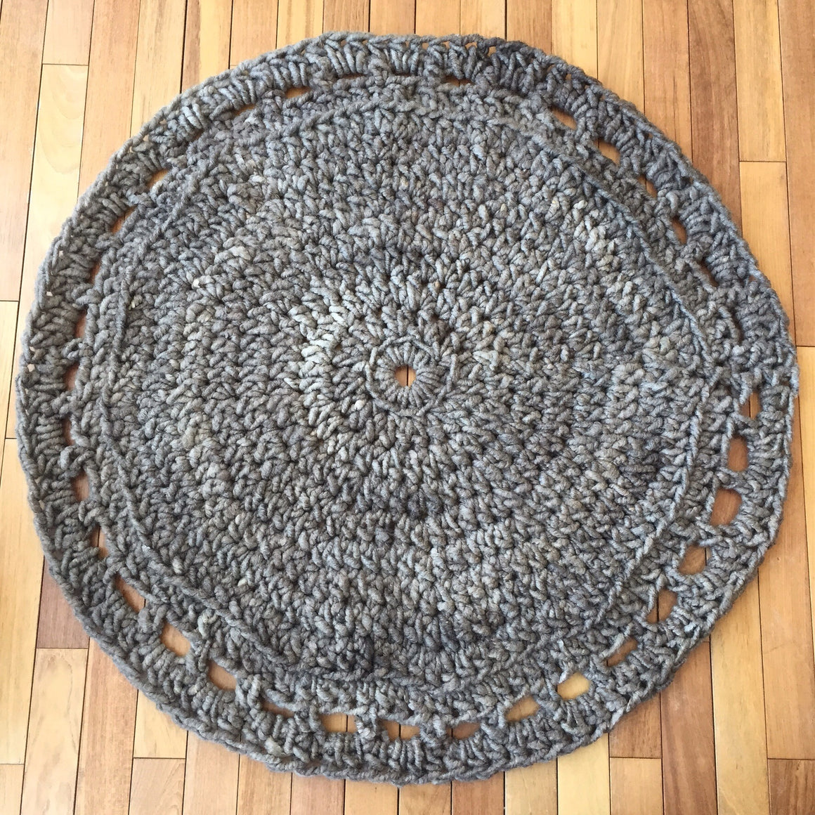 Rug, Chunky Round Crochet